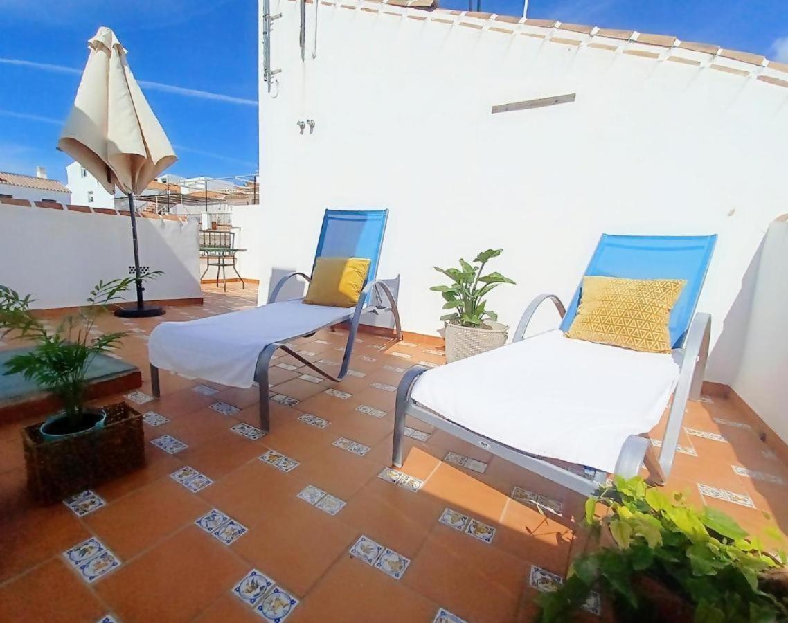 Tipica Casa En Frigiliana Con Patio Y Terraza Apartment Luaran gambar